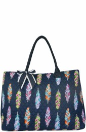 Large Quilted Tote Bag-FEA3907/NV